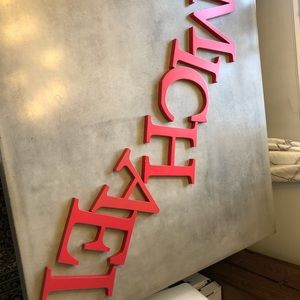 Pottery Barn Letters